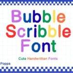 Bubble Scribble Font - Featured Image