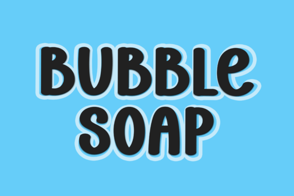 Bubble Soap Font - Featured Image