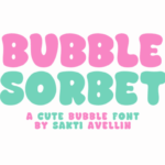 Bubble Sorbet Font - Featured Image