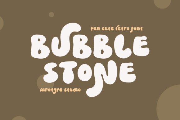Bubble Stone Font - Featured Image