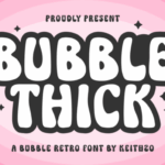 Bubble Thick Font - Featured Image