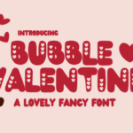 Bubble Valentine Font - Featured Image