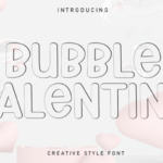Bubble Valentine Font - Featured Image