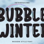 Bubble Winter Font - Featured Image