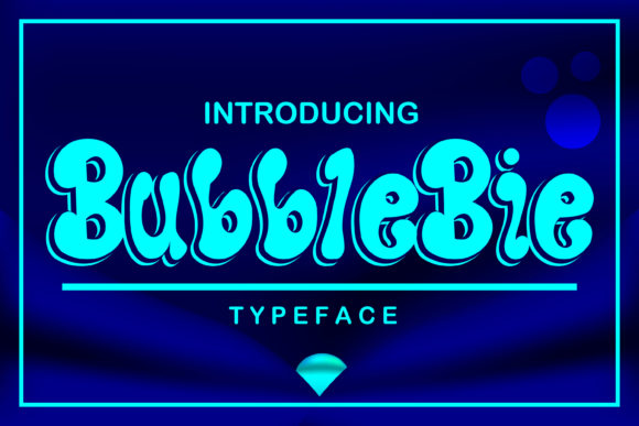 Bubblebie Font - Featured Image