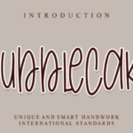 Bubblecake Font - Featured Image