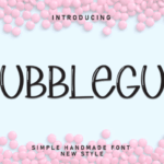 Bubblegum Font - Featured Image
