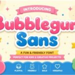 Bubblegum Sans Font - Featured Image