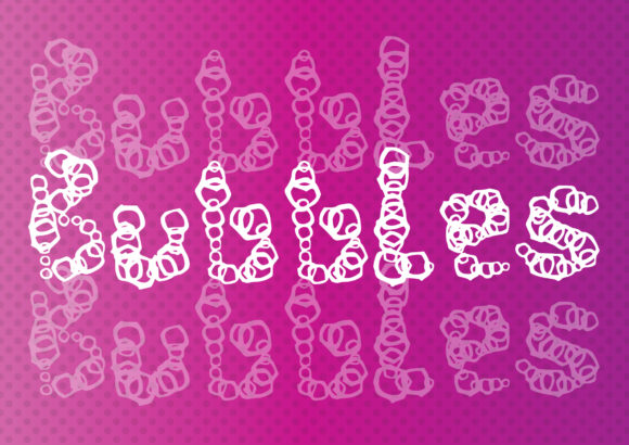 Bubbles Font - Featured Image