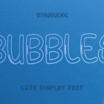 Bubbles Font - Featured Image