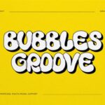 Bubbles Groove Font - Featured Image