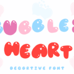 Bubbles Heart Font - Featured Image