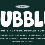 Bubblu Font - Featured Image