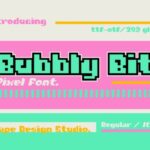 Bubbly Bit Font - Featured Image