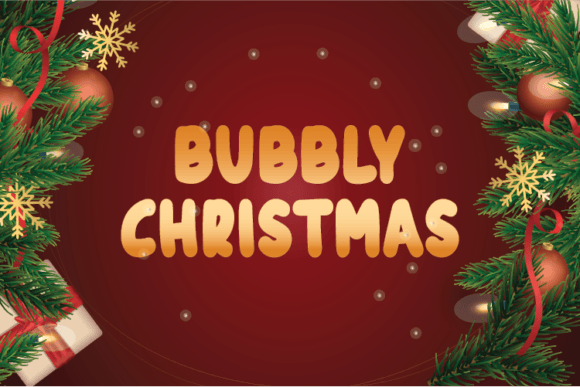 Bubbly Christmas Font - Featured Image