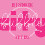 Bubbly City Font - Featured Image
