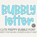 Bubbly Letter Font - Featured Image