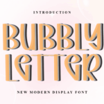 Bubbly Letter Font - Featured Image