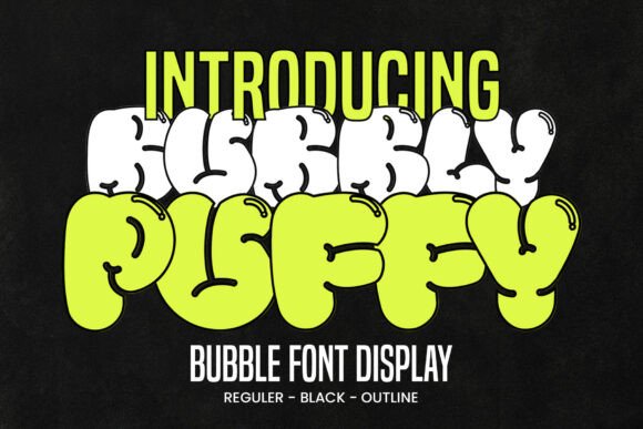 Bubbly Puffy Font - Featured Image