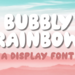 Bubbly Rainbow Font - Featured Image