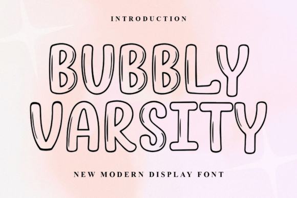 Bubbly Varsity Font - Featured Image