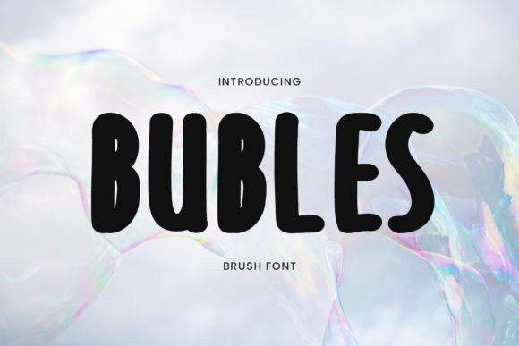 Bubles Font - Featured Image