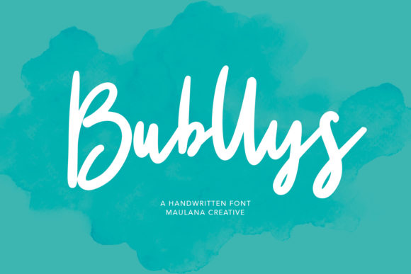 Bubllys Font - Featured Image