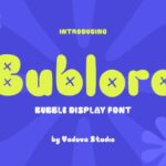 Bublora Font - Featured Image
