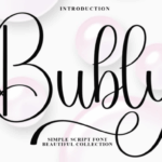 Bubly Font - Featured Image