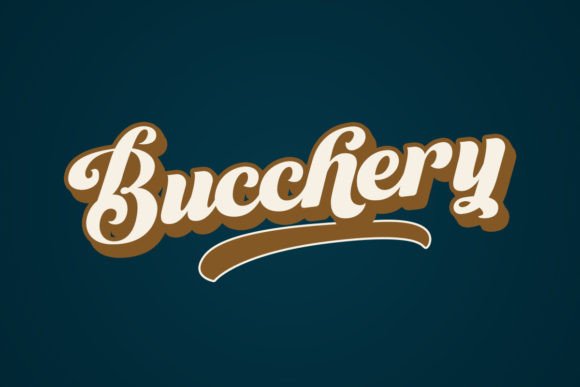 Bucchery Font - Featured Image