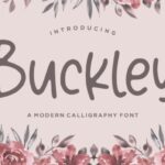 Buckley Font - Featured Image