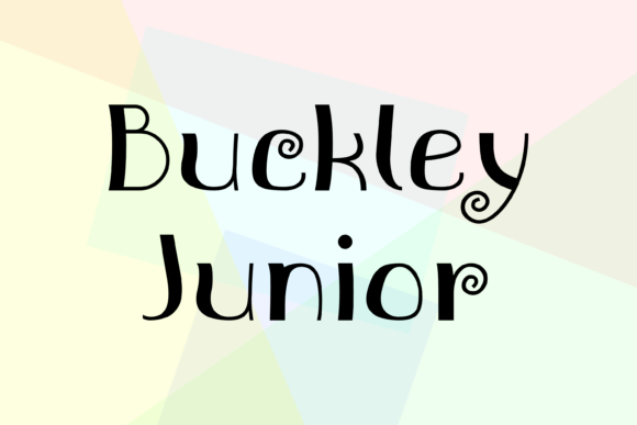 Buckley Junior Font - Featured Image