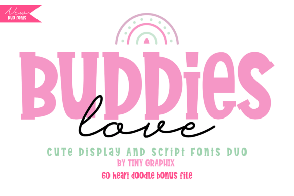 Buddies Love Duo Font - Featured Image