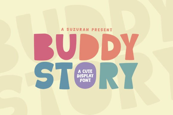 Buddy Story Font - Featured Image
