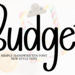 Budget Font - Featured Image