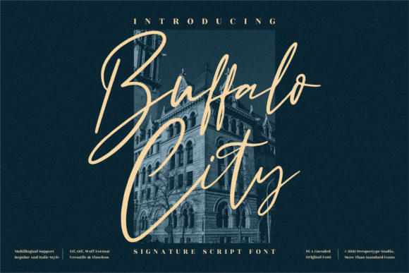 Buffalo City Font - Featured Image