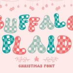 Buffalo Plaid Font - Featured Image