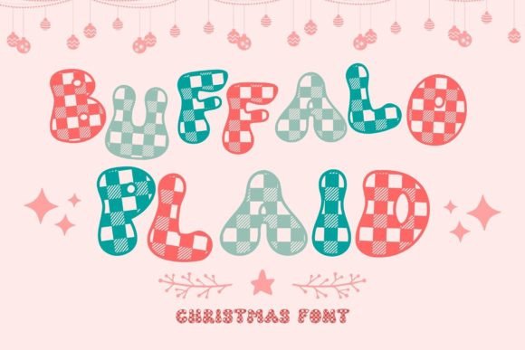 Buffalo Plaid Font - Featured Image