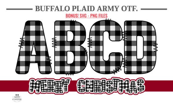 Buffalo Plaid Font - Featured Image
