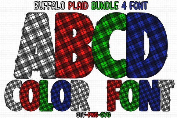Buffalo Plaid Font - Featured Image