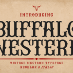 Buffalo Western Font - Featured Image