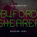 Buford Shearer Font - Featured Image