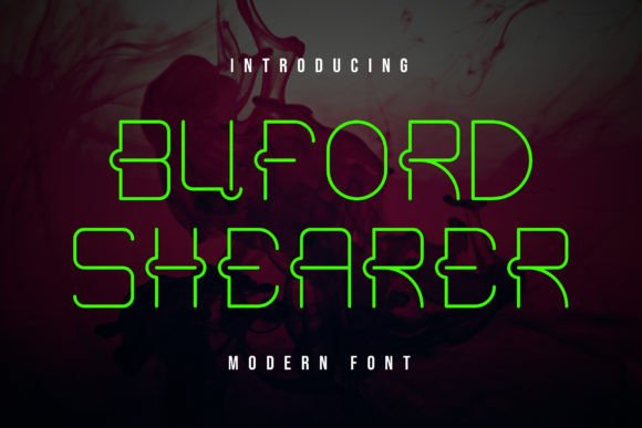 Buford Shearer Font - Featured Image