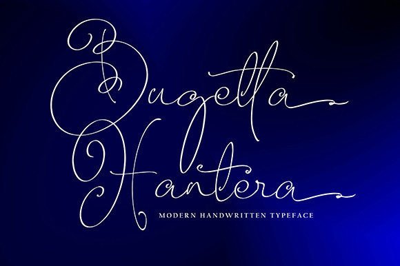 Bugetta Hanttera Font - Featured Image