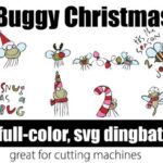 Buggy Christmas Font - Featured Image