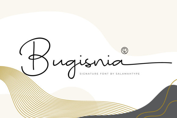 Bugisnia Script Font - Featured Image
