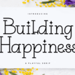 Building Happiness Font - Featured Image