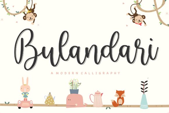 Bulandari Font - Featured Image