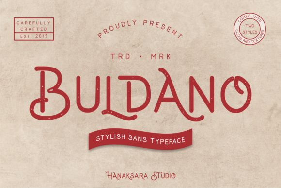 Buldano Font - Featured Image