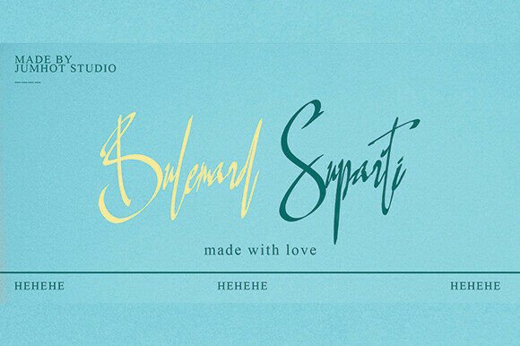 Bulemard Suparti Font - Featured Image